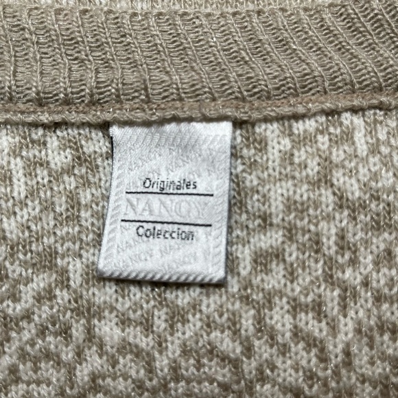 VINTAGE Abstract Pattern Women's Knit Sweater Vest - Picture 10 of 12